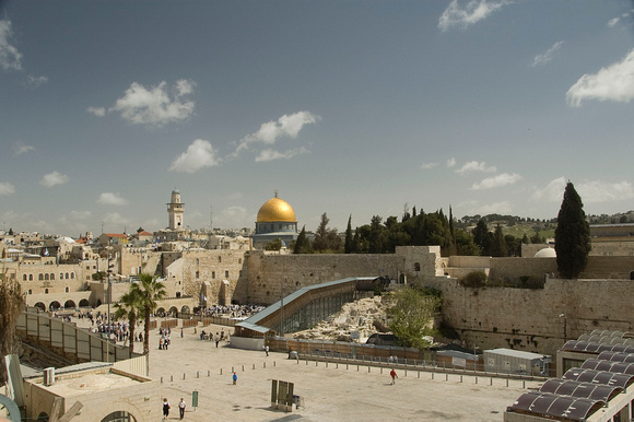 Jeruzalem Dome of the Rock & Wailing Wall